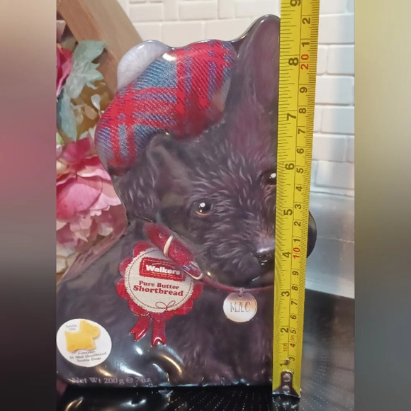 Walkers Shortbread Cookie Tin Scottie Dog Empty - Picture 5 of 8
